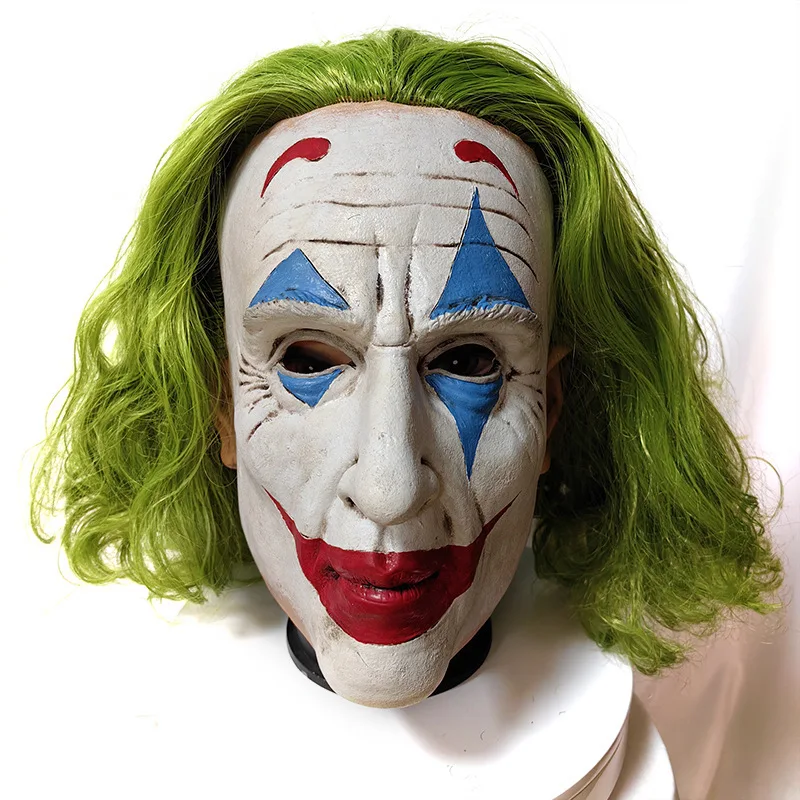 Máscaras de Halloween Joker2 Máscara Halloween Cavaleiro das Trevas Batman Joker Máscara de Látex Capuz Dia de Muert0os COSPLAY trajes de Halloween