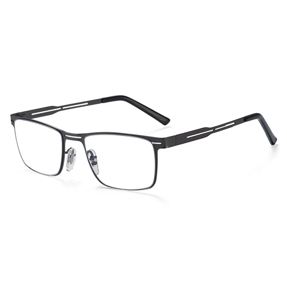 Gafas de lectura de acero inoxidable para hombre y mujer, lentes ópticas para presbicia + 1,0, 1,5, 2,0, 2,5, 3,0, 3,5, 4,0