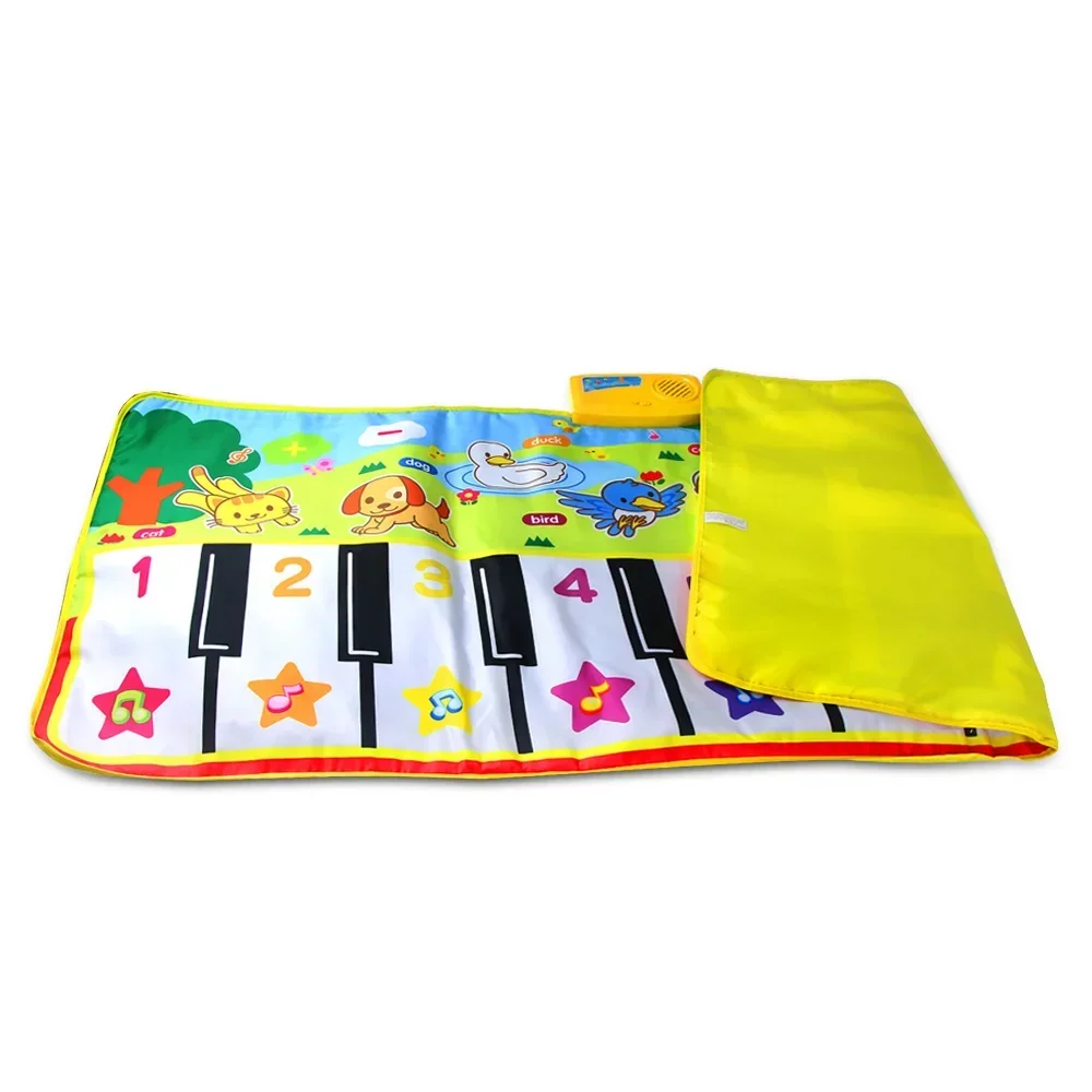 Baby Mat Musical Carpet Music Mat Piano Mat & 8 Instrument Tone Early Educational Toys For Kids Piano Toys Gift