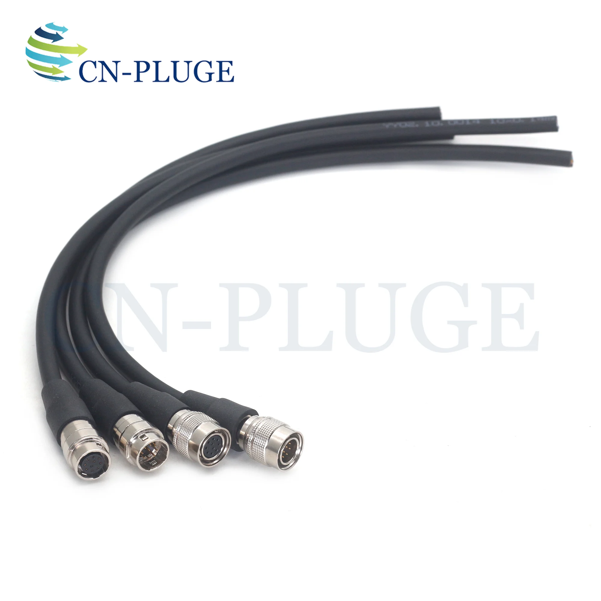 موصل HR10A-10P-10S/P & HR10A-10R-10S/P 10 Core قابس ومقبس سلك شبه نهائي، موصل طاقة كاميرا CCD