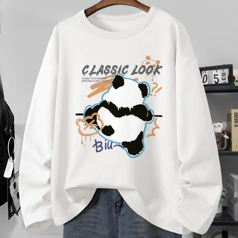 ملابس نسائية جديدة مطبوعة ثلاثية الأبعاد برقبة دائرية تي شيرت عصري للخريف والشتاء بأكمام طويلة، هدية للفتيات، بلوزة متعددة الاستخدامات #2