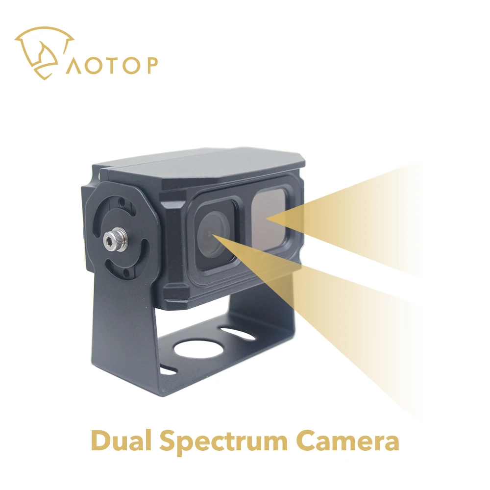 Aotop High Definition Vehicle AI Intelligente Infraroterkennung Camra Dual Spectrum Camra Dual Lens Thermal & HD Image