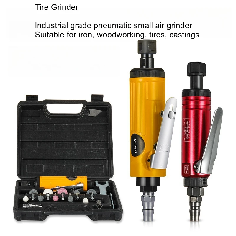 Tire high-speed grinding machine pneumatic polisher grinding head carving grinder vacuum tire repair tool set