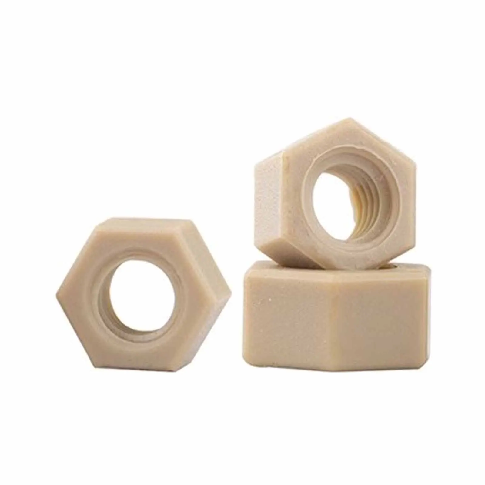 1/3pcs M2 M2.5 M3 M4 M5 to M14 M16 M20  High-strength High-temperature Resistant Insulation Plastic Hex Hexagon Nut