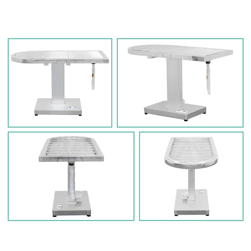 Veterinary Electric Inspection Table Adjustable Lifting Height Stainless Steel