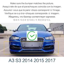 Audi S3 A3 Front Bumper Spoiler Lip Carbon Surface Protector #6