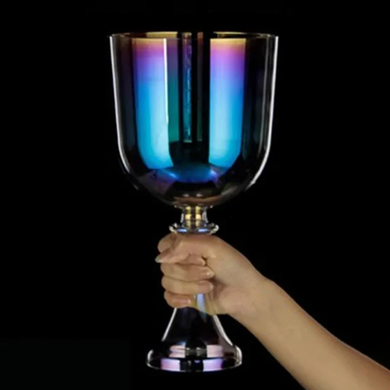 

6/7/8 дюймов ручная поющая чаша красочная прозрачная звуковая чаша Йога Медитация Хрустальные поющие чаши звуковые целебные инструменты