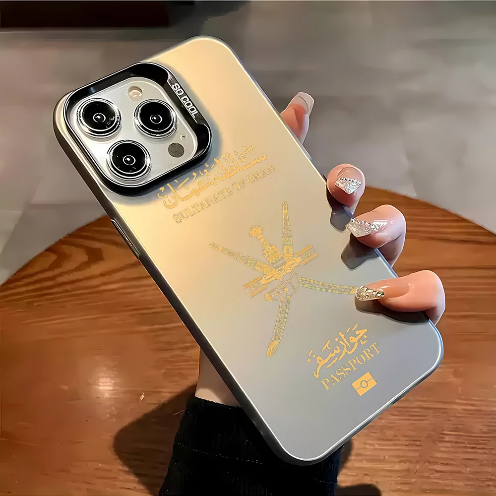 

Oman Passport Phone Case Fashion Case For IPhone 16 15 14 13 12 11 Mini Pro Max X XR XSMAX 8 7 Plus Anti Fall Matte Back Cover I