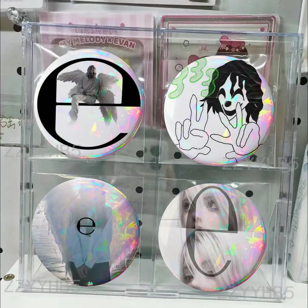 

D-Drain Gang Bladee Meme Coin Badges Tinplate Round Brooch Custom Anime Role Enamel Pins Gifts for Fans Friends