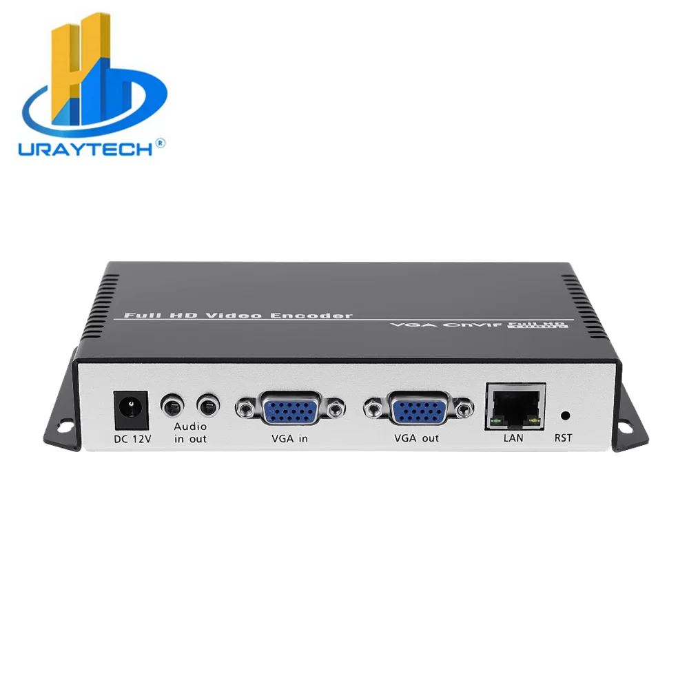 HD H.264 VGA to Ip Video Audio Stream Encoder Rtmp Srt Hls M3u8 Live Streaming Encoder Broadcast Streamer