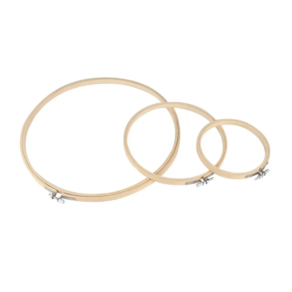 Fashion Handmade Diy Round Loop Sewing Tools Embroidery Hoop Cross Stitch Frame