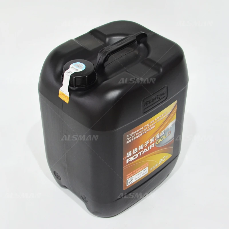 Atlas Copco Rotair Gold Engineered 20L Oil 1630145120 New Condition Long Life Lubricant for Injected Screw Compressor