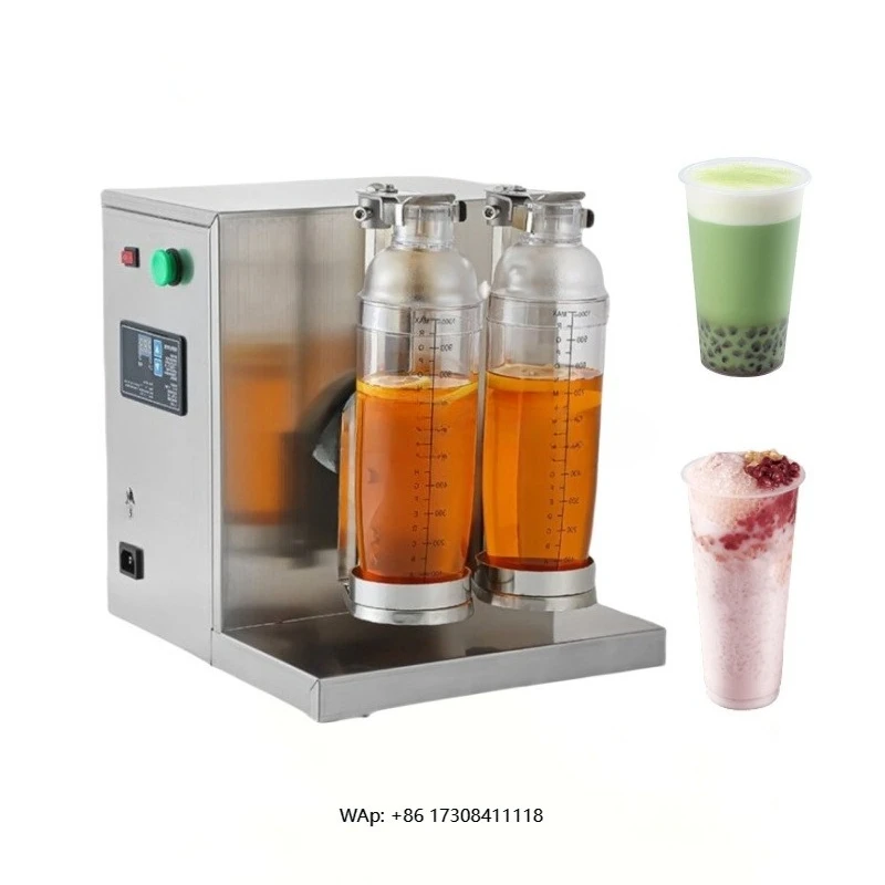 

Hot Products Milk Tea Shaker Wine Cocktail Double Cup Automatic Bubble Tea Boba Electric Milk Tea Shaker Mixer