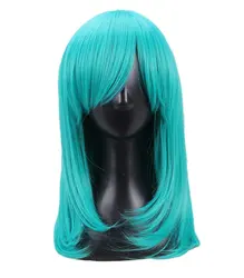 Women's Long Straight Royal Blue Cosplay Wig Halloween Cosplay Wigs High Temperature Fiber Synthetic Hair