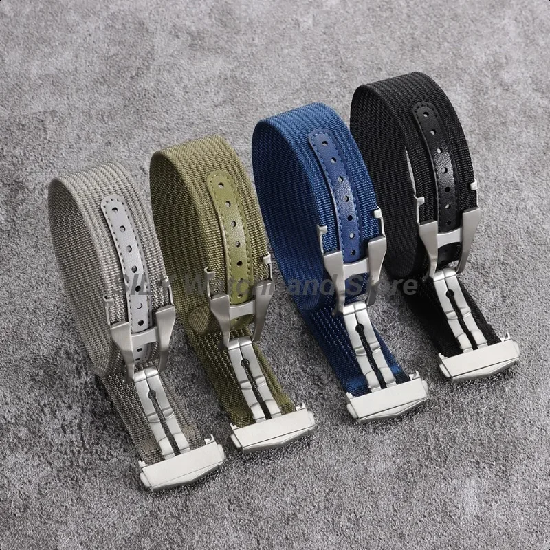 for Omega for  for Omega for Men Women Military Nylon Watchband 20mm 22mm Strap Ballistic Fabric Sports Bracelet Wristbelt Strap image 5