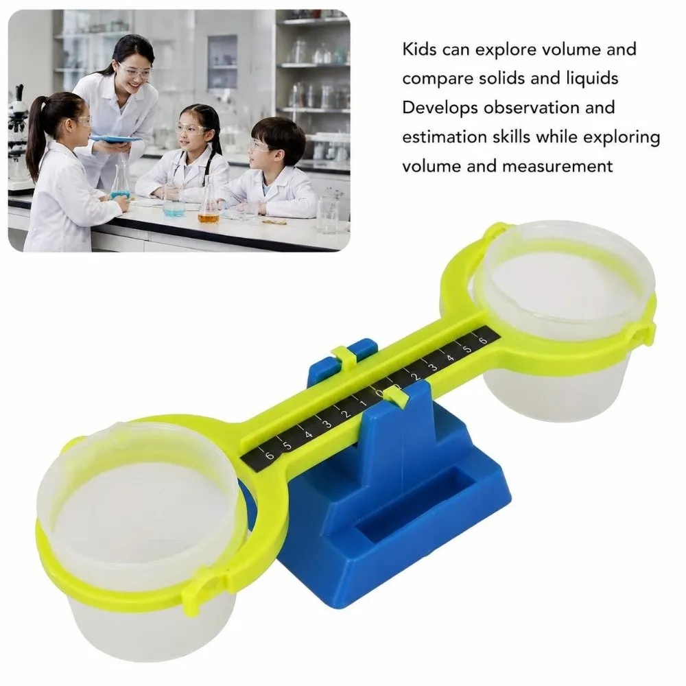 Polymer Simple Balance Scale Multi Color Appearance Compact Size Balance Tool Balanced Fulcrum Two Pan Structure