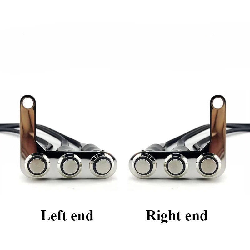 Motorcycle Switch Handlebar Adjustable Mount Waterproof Switches ON-OFF Buttons For Headlight Horn Turn Signle LED