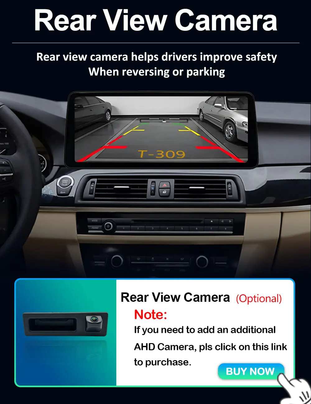 Android 16 Kabelloses Carplay Autoradio Multimedia-Player für BMW 5er F10 F11 2010 - 2017 CIC NBT System QLED Bildschirm GPS WLAN – Detail 15