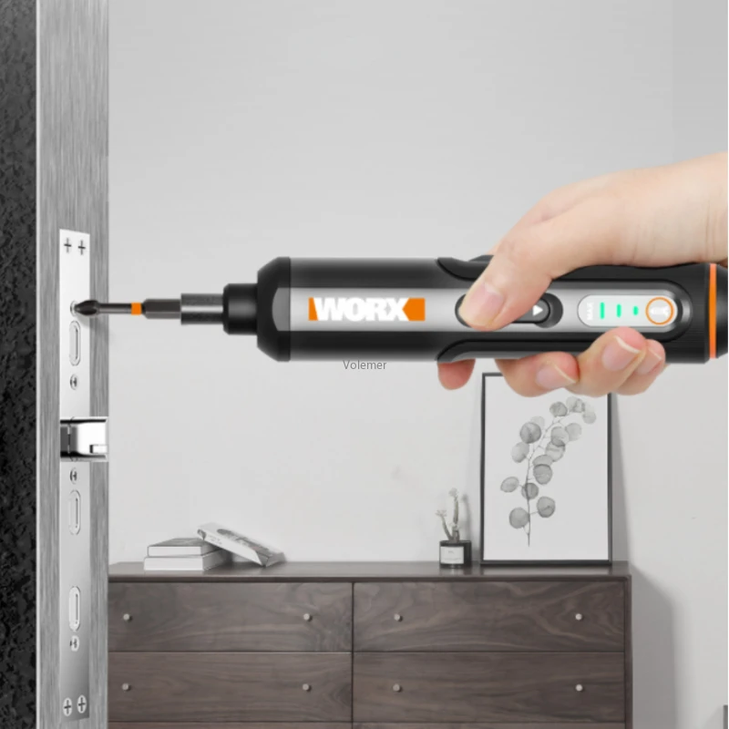 Worx 4V Mini Electrical Screwdriver Set WX240 Cordless Electric Screwdriver USB Handle With 26 Bit Set Drill Home Tools