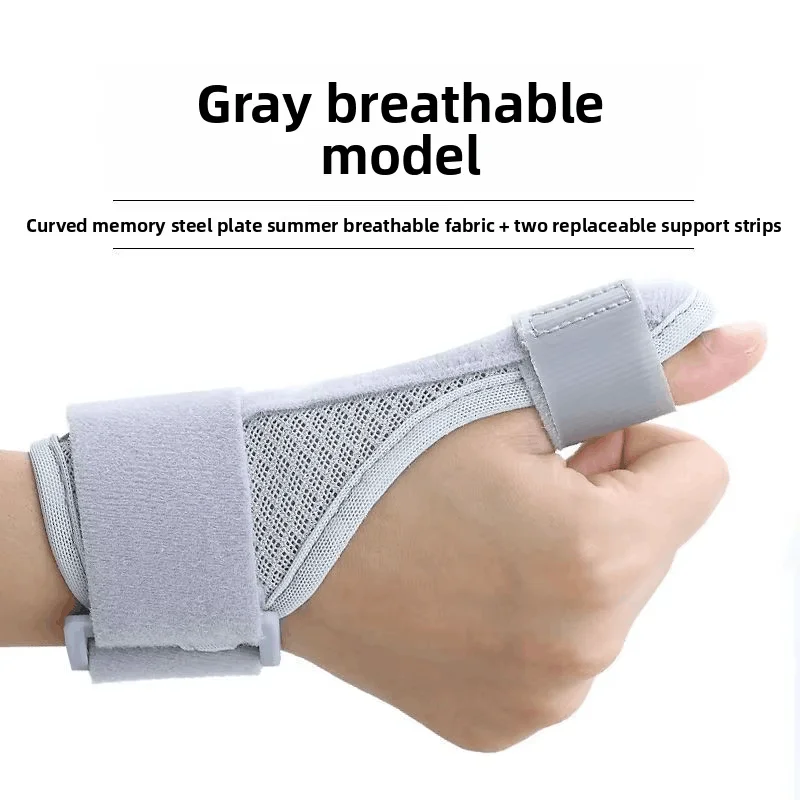 Adjustable Breathable Thumb Wrist Support Fixed Compression Brace Aluminum Alloy Plate For Tendonitis Wrist Thumb Injury Recover
