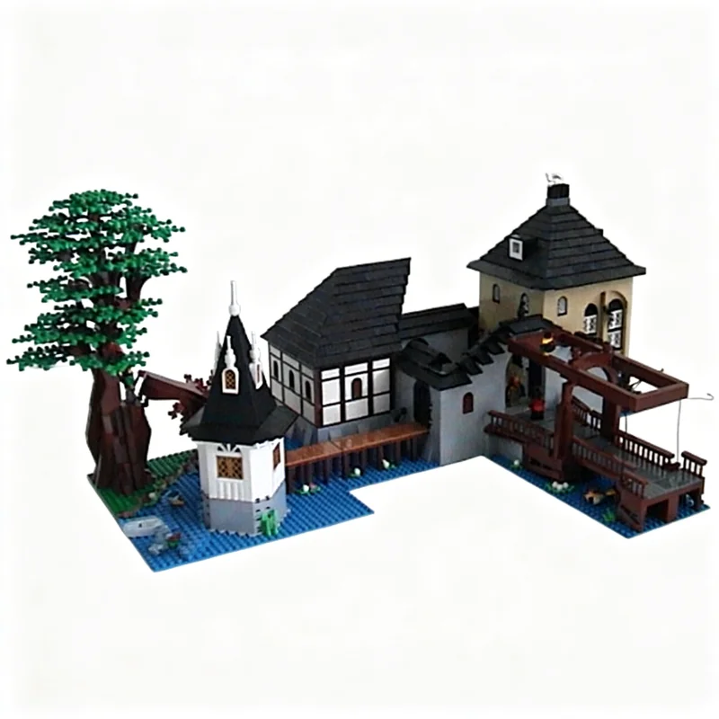 4738pcs MOC Castle Thee House Old Tree Model Toy Building Blocks Architecture Christmas Gift 3D Assemble Idea Brick Creative