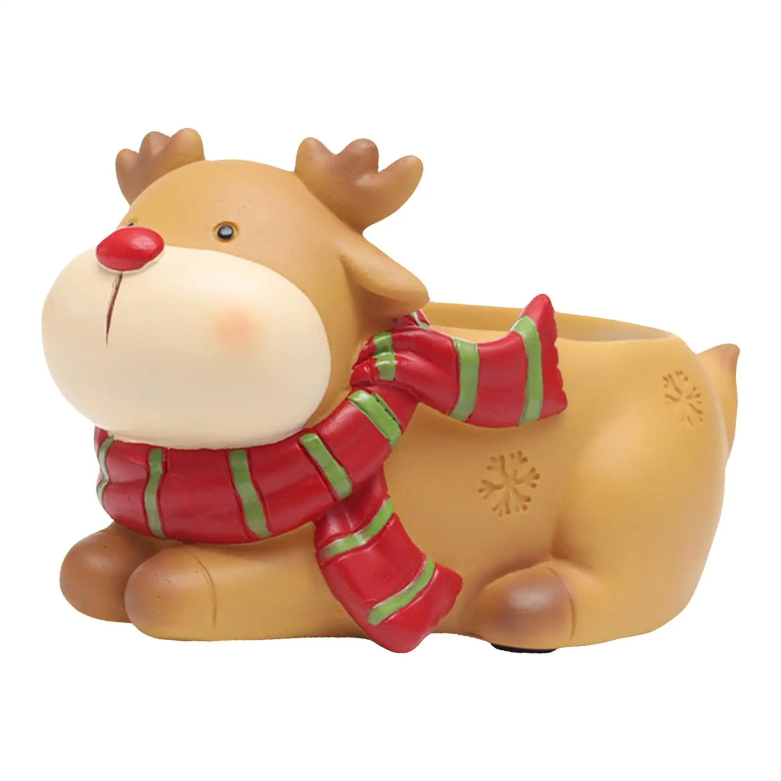 Cute Planter Flower Pot with with Drainage Hole Decorative Container Ornament