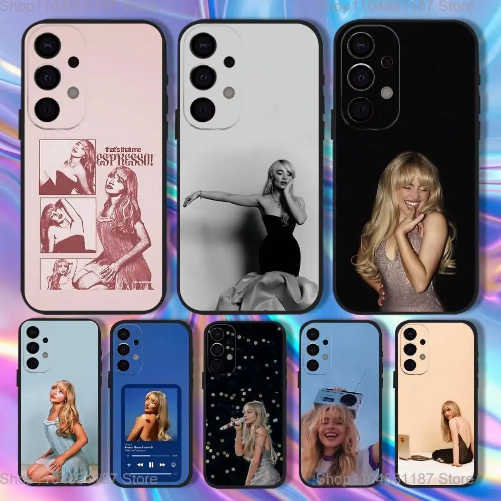 

Please Sabrina C-Carpenter Phone Case For Samsung S25,S24,S21,S22,S23,S30,Ultra,S20,Plus,Fe,Lite,5G Black Cover