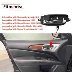 Car Interior Inner Door Handles Left Right For Nissan Altima Pathfinder 2013-2018 Left Driver Side 80670-3TA0D 80671-3TA0D