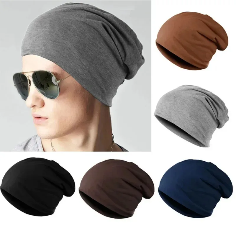 New Solid Color Drape-Fit Men's Baseball Cap, Windproof Outdoor Loose Baseball Hat for Sun Protection