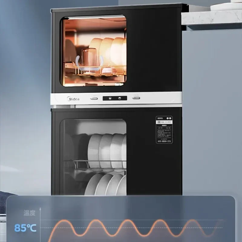 ميديا-أدوات المائدة المطبخ تطهير خزانة ، ارتفاع درجة الحرارة تطهير خزانة ، آلة التجفيف ، 77L
