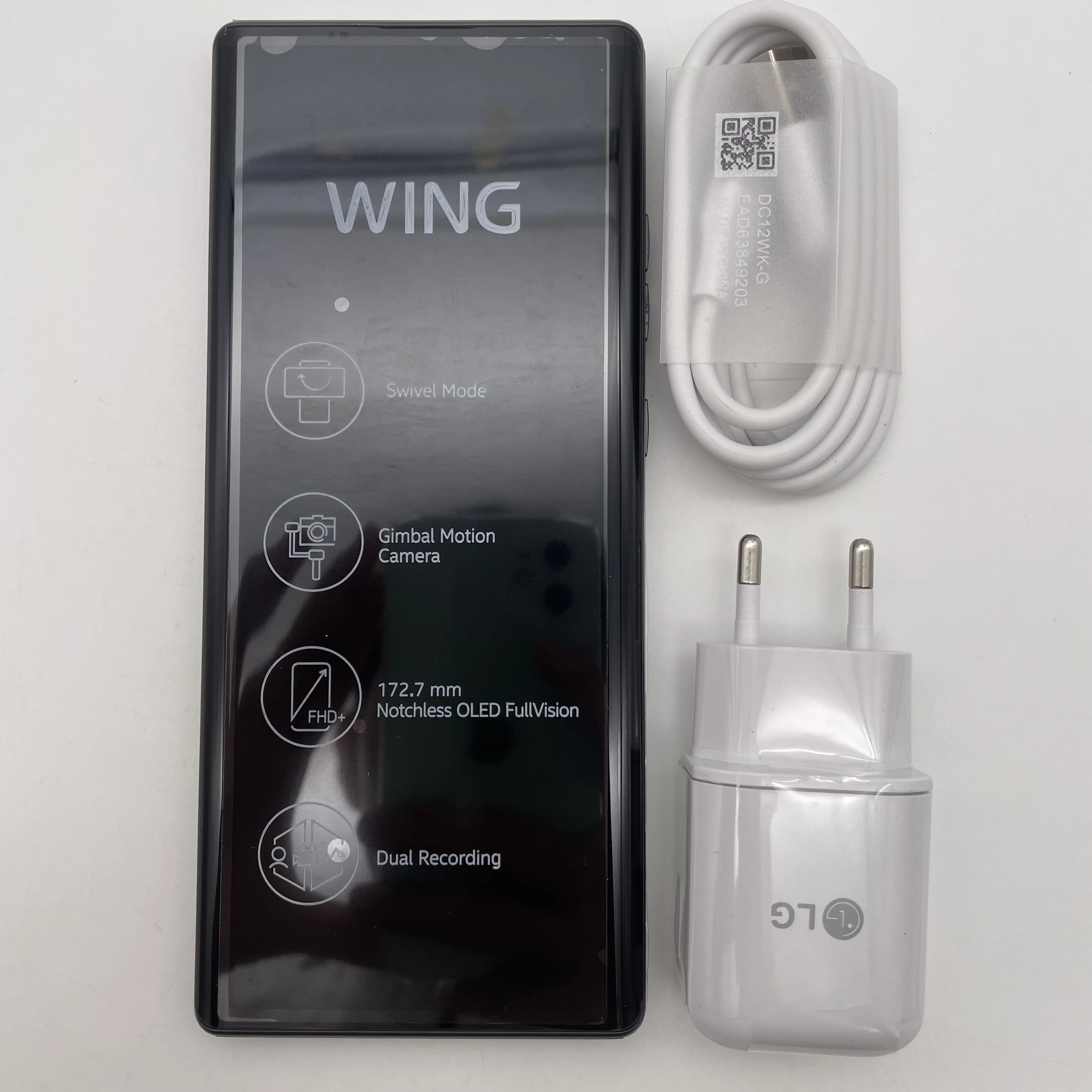 Original LG Wing 5G F100 Mobiltelefon 6,8'' 64MP Fingerabdruck Bluetooth Android Smartphone