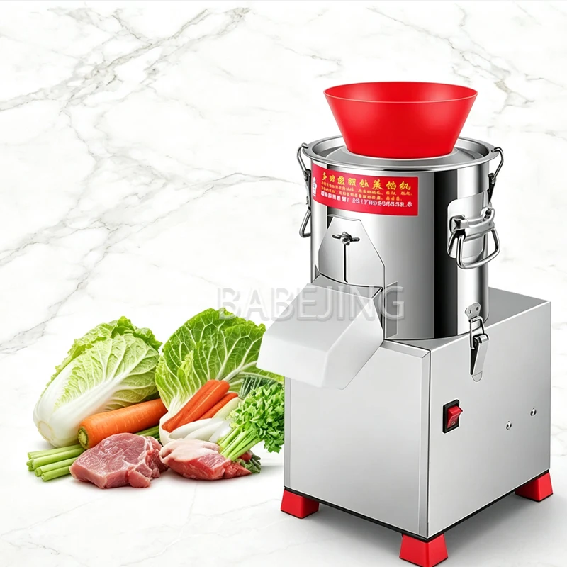 BABEJING Stainless Steel Mincing Machine, Vegetable Stuffing Chopper 220V Catering Kitchen Equipment
