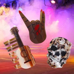 1 piece personalized acetate rock and roll, guitar,skull holidy girls hair claw clip Personalized women's hair clip