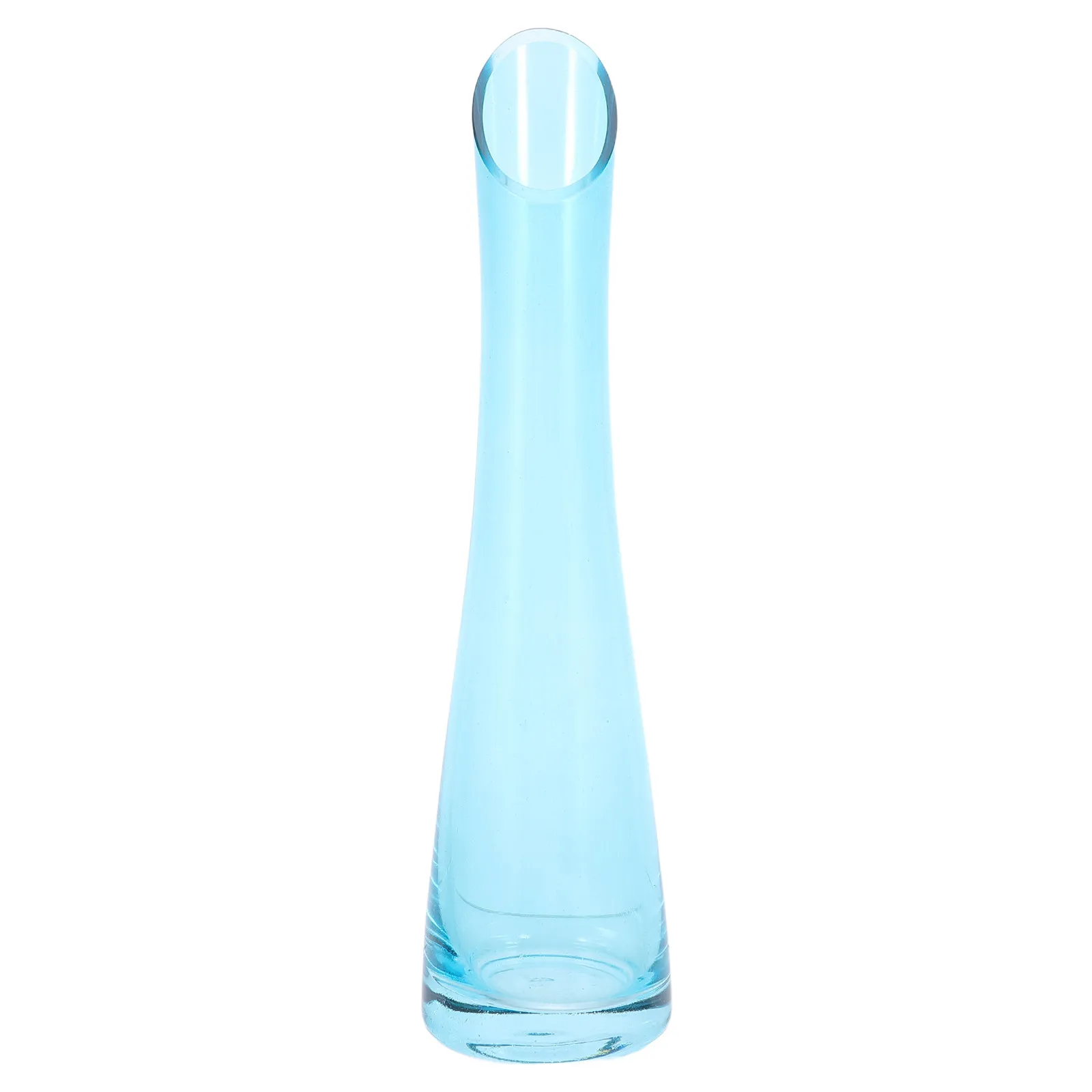 Glass Bud Vase Indoor Hydroponic Decorative For Coffee Table Decor Decor Flower 23CM Tall Transparent Slim