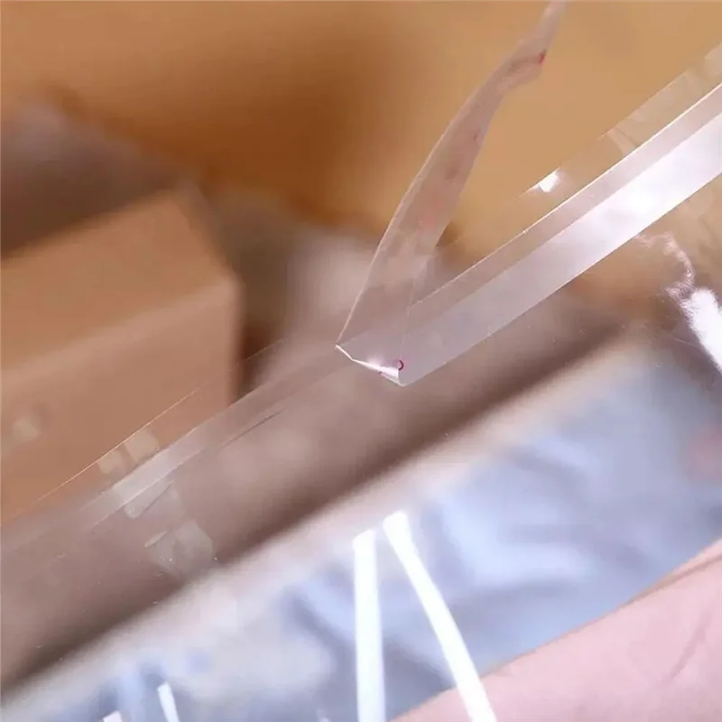 ABKN-Transparent Vinyl Record Outer Bag CD Protection Bag Square Bag Record Sleeve Flat Mouth Outer Bag Easy Install