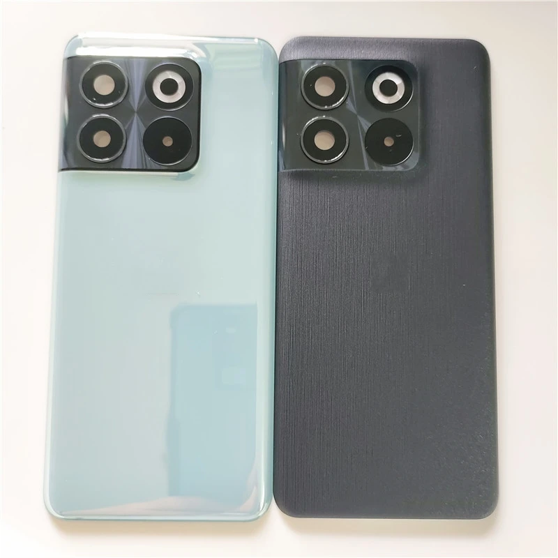 Dla OnePlus 10T 5G Szklana Klapka Baterii Twarda Tylna Klapka Obudowa Panel + Klej + Soczewka Aparatu — zdjęcie produktu 2