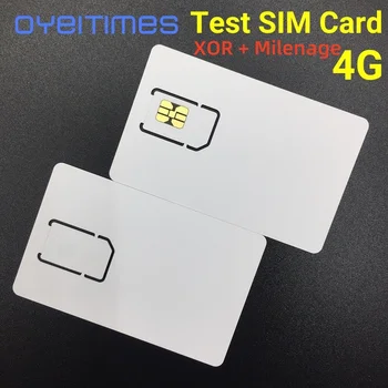 OYEITIMES 4G LTE Test SIM-kaart Ondersteuning Dubbele mijlenage en XOR-algoritmen Test SIM-kaart Mini-, micro- en nano-lege-test-simkaart