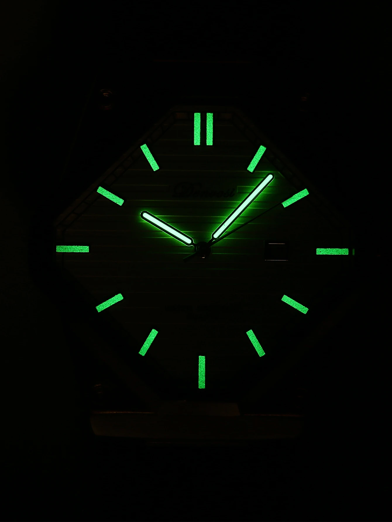 New parrot diamond dial men's watch, business style ultra-thin night light niche men's watch