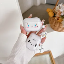 Miniso Animation Weihnachtsgeschenk Sanrio Cinnamoroll Pochacco Anti-Drop-Kopfhörerhülle Cartoon für Airpods 4, 1, 2, 3, Pro, Pro2