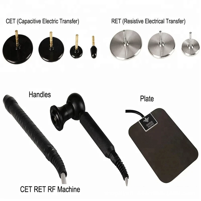 RET CET RF Physical Therapy Weaving/Tecar Therapi Diatermy, Weaving Diathermy Machine/Tecartherapy（Cart is not included）