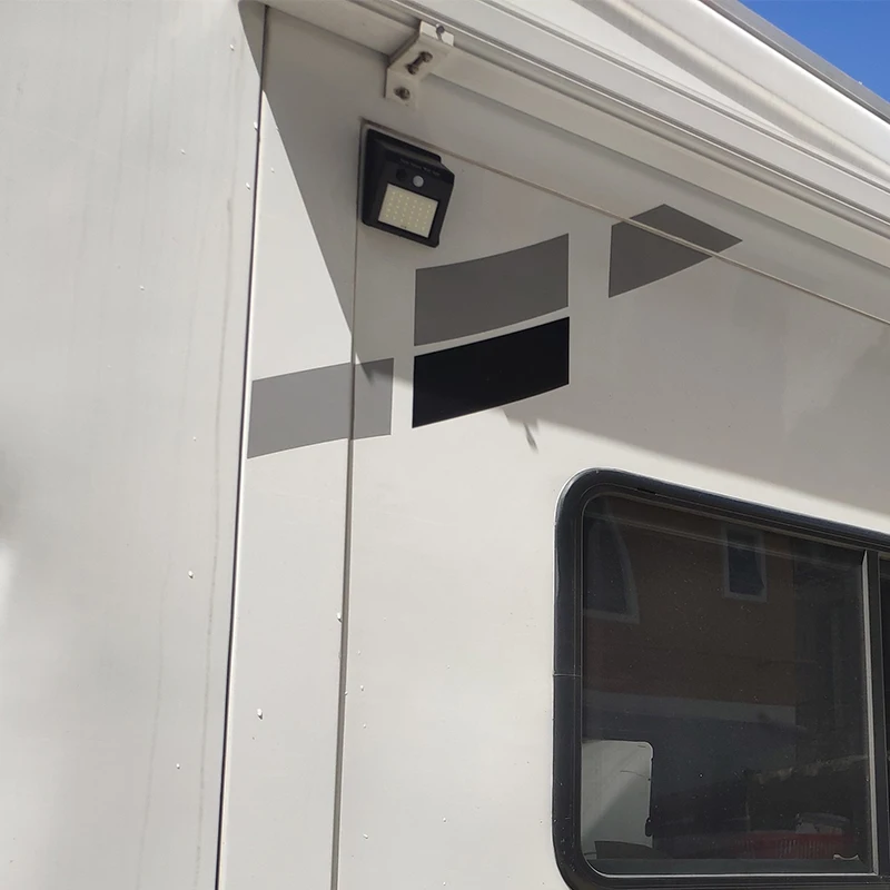 OEM مقطورة معدات التخييم المحرك الجدار ضوء الشمس 20 Led الشمسية الاستشعار ضوء محس حركة مقاوم للماء الشمسية الفرقة إمدادات الطاقة السلامة #5