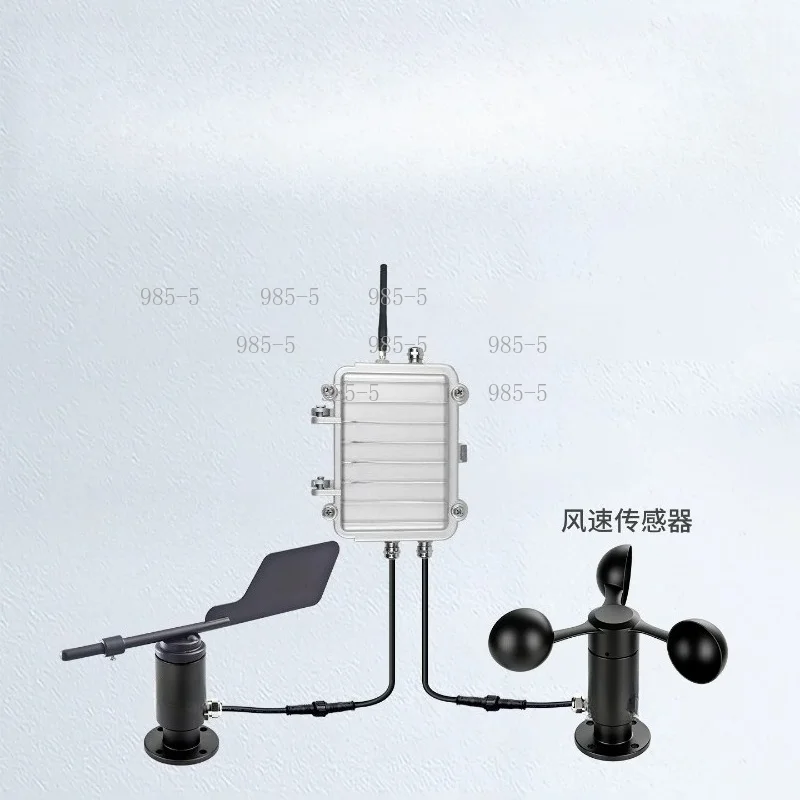 Wind-resistant Corrosion-resistant Aluminum Alloy Wind Speed Sensor, Three-cup Design Wind Speed Measuring Instrument