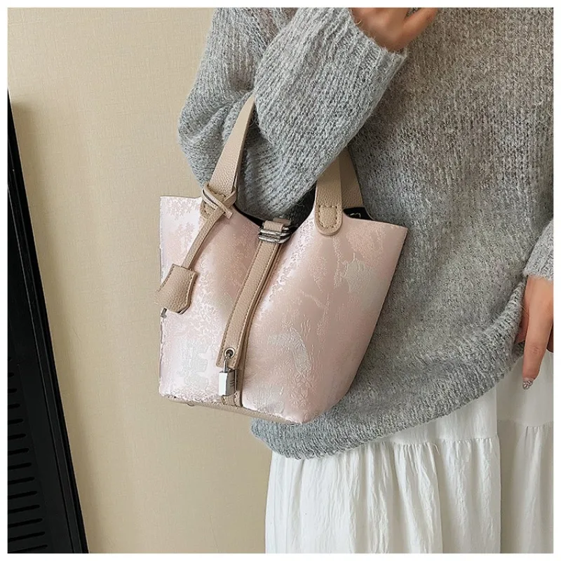 

1 шт., модная ручная сумка-ведро с вышивкой, сделай сам, ручная работа, сумка для вышивания, сделай сам, сумка для рукоделия для ежедневного использования