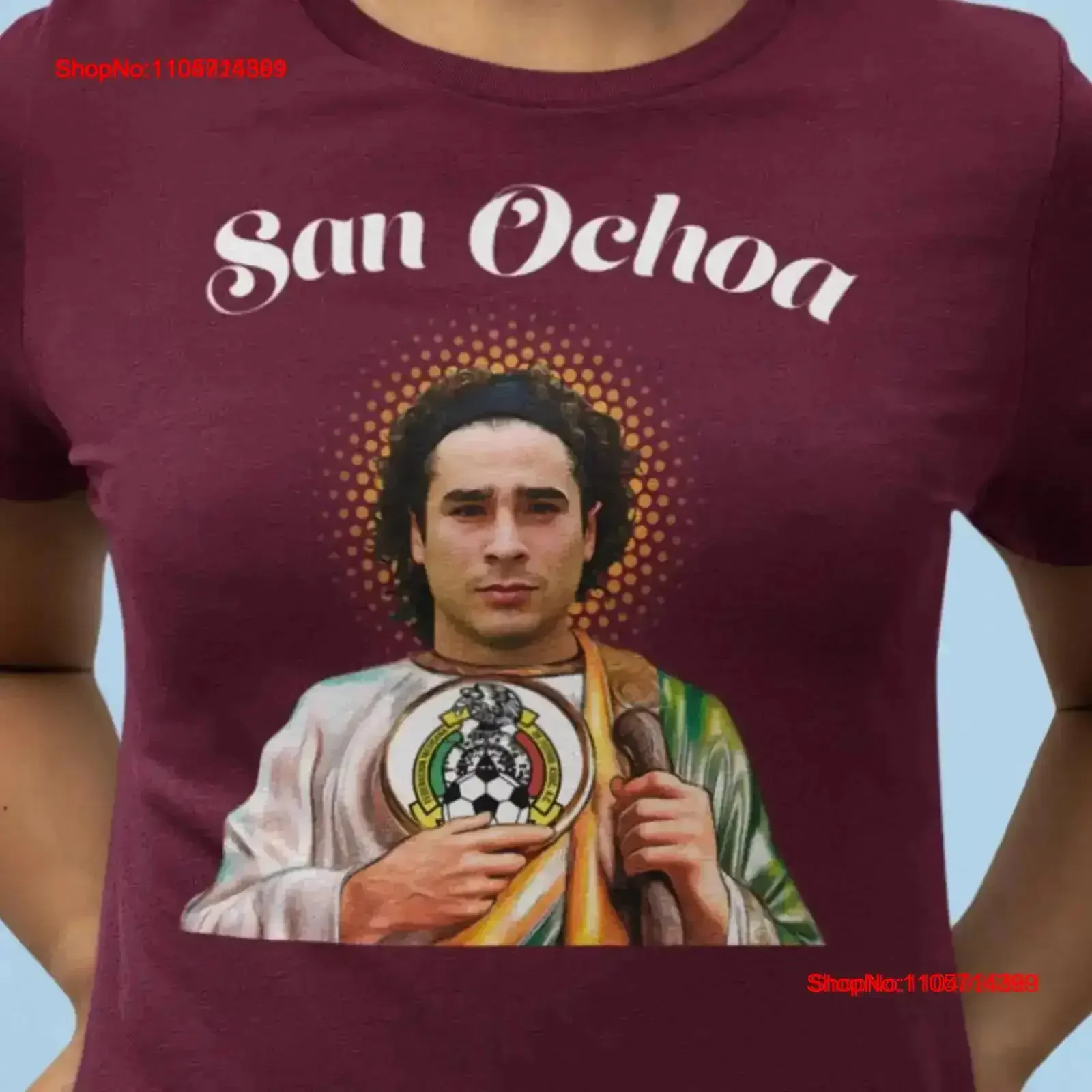 Memo Ochoa Mexico T Shirt Playera Qatar Catar America San Funny Mexican Latina Valentine for her vintage Washed Versatile