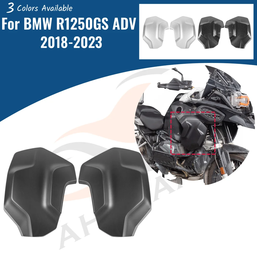 

For BMW R1250 GS Adventure 2018-2023 2022 R1250GS ADV Radiator Frame Cover Motorcycle Front Radiator Guard Side Panel Fairing