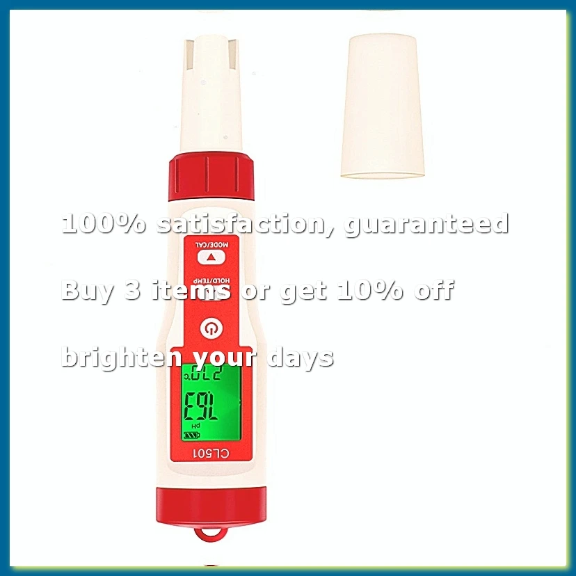 ●Chlorine Testing Pen 5 in 1 Water Quality Tester CL2 TEMP PH H2 ORP Measuring for Aquarium Swimming Pool