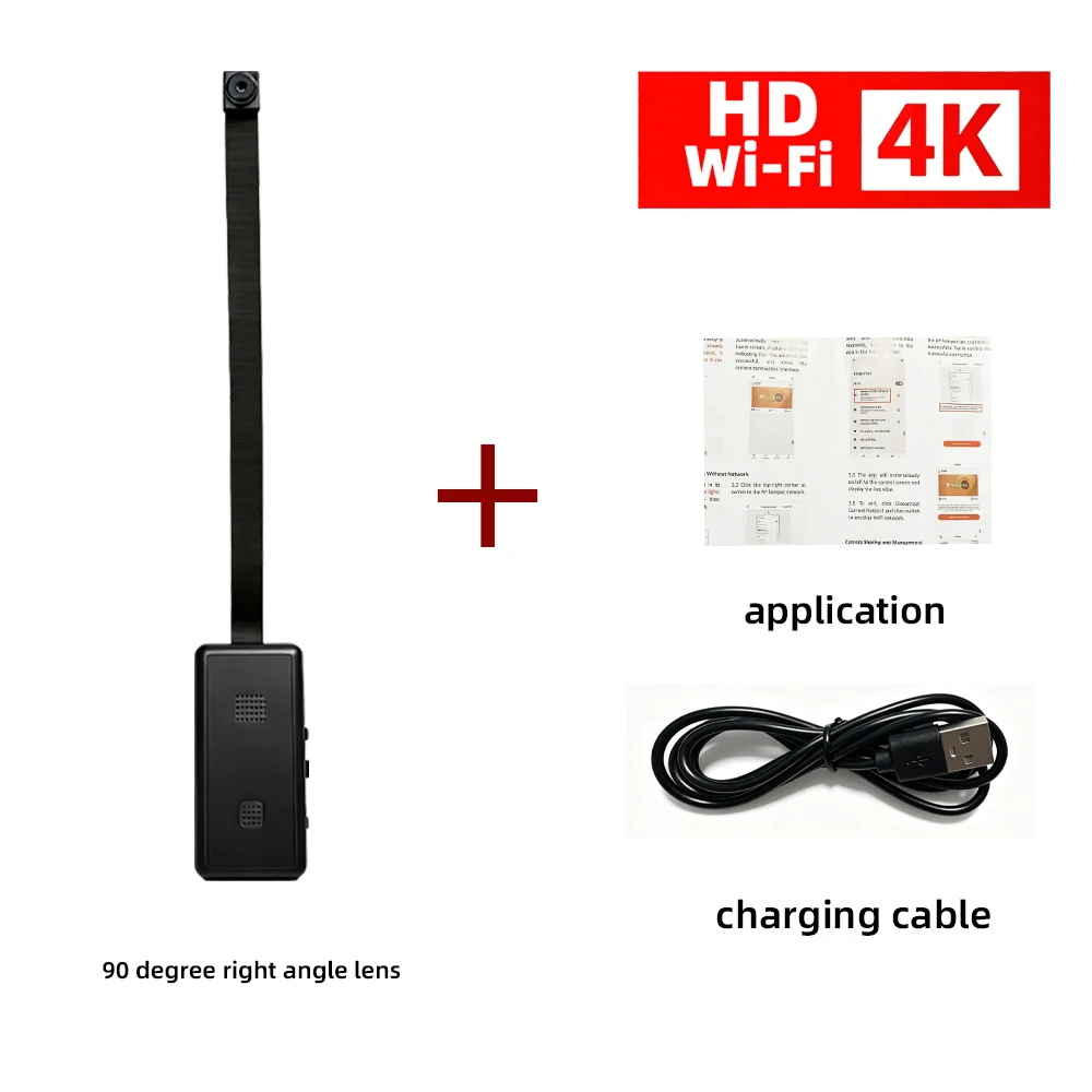 HD 4K Mini Wi-Fi Nanny Camera