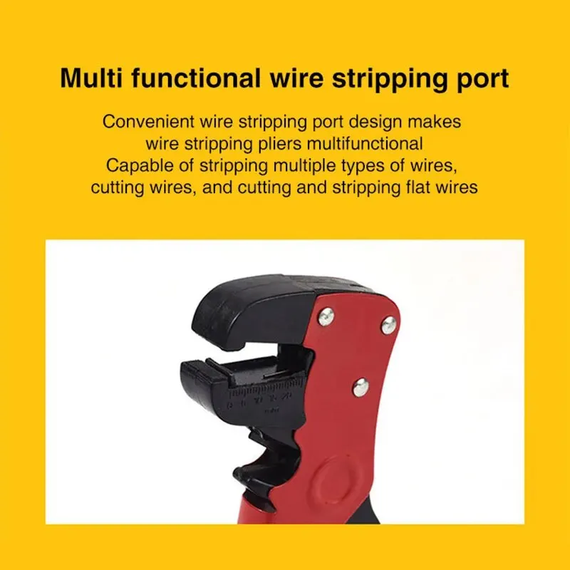 Multi-Functional Duckbill Wire Stripper: Adjustable Automatic Cable Wire Stripper with Cutter, Perfect for Electricians!