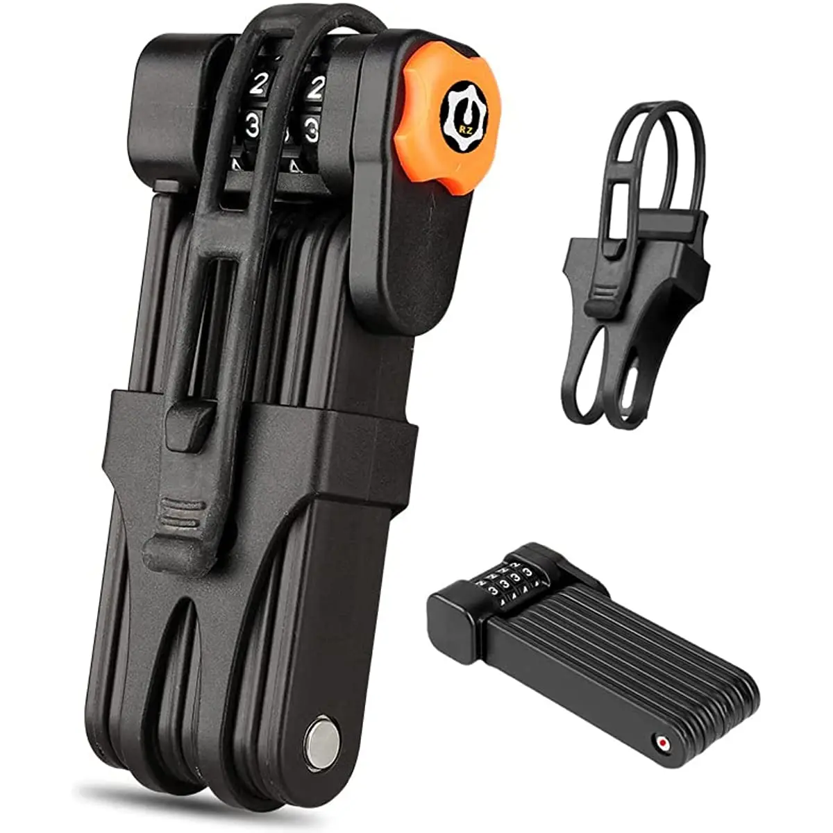 

120 см легированная сталь, высокий уровень безопасности, мотоцикл, сверхмощный кронштейн с ключом, складной защитный противоугонный замок для велосипедной цепи