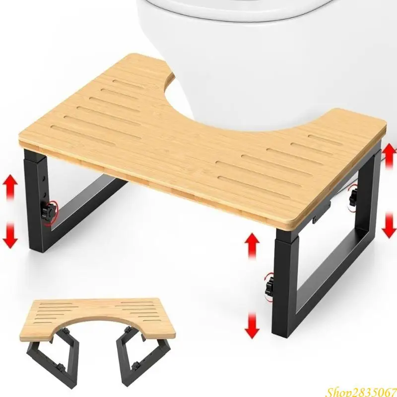 Ajuste taburete baño madera hierro taburete diseño plegable para ducha baño 831F